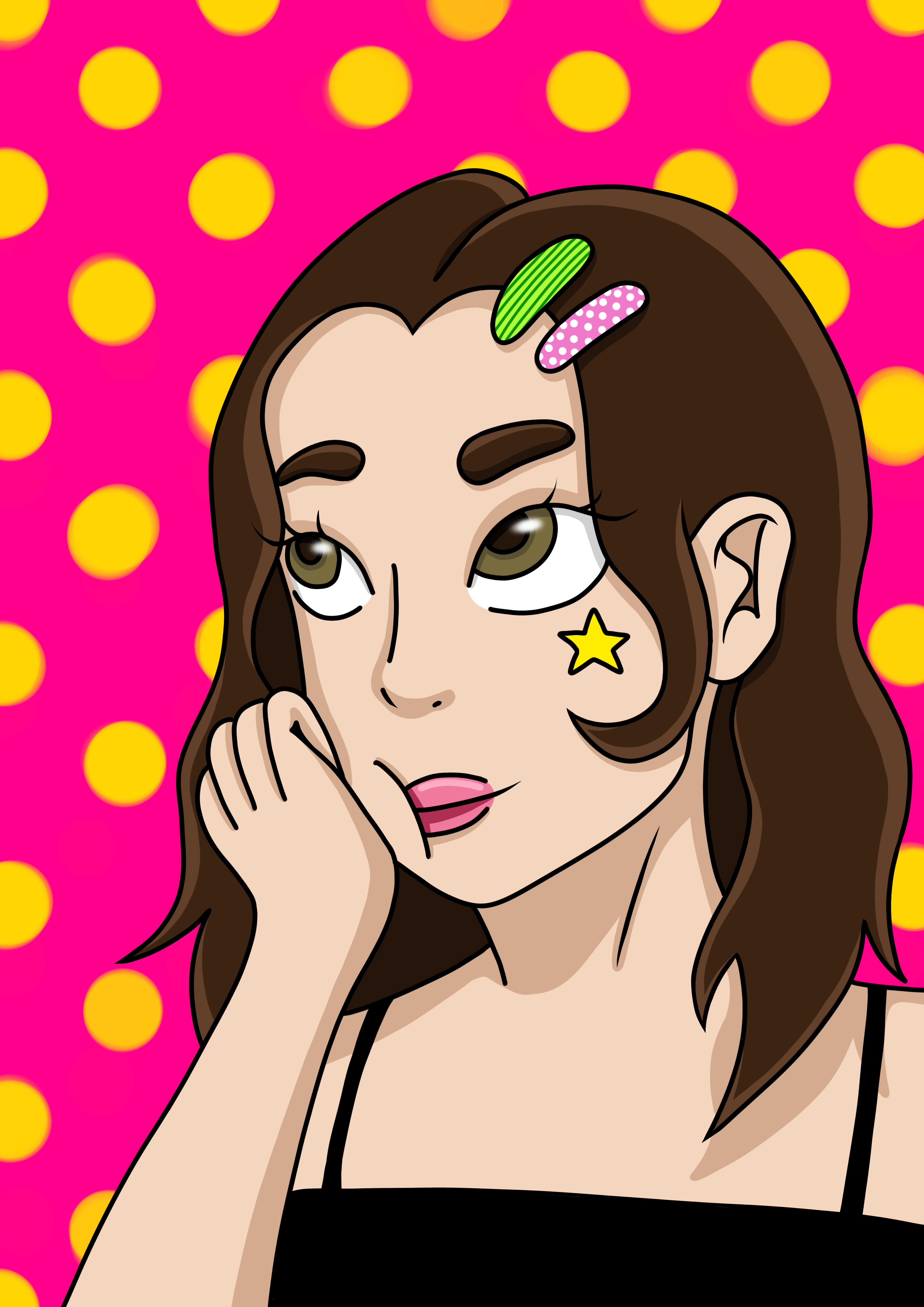 illustration autoportrait