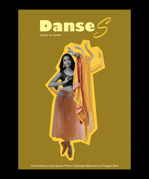 Affiche 2 sur fond jaune