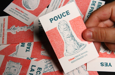 Photo des cartes qui forment le plan