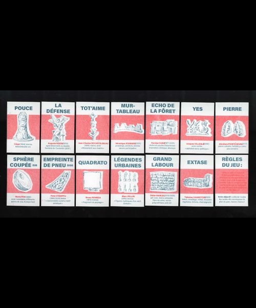 Scan recto des cartes