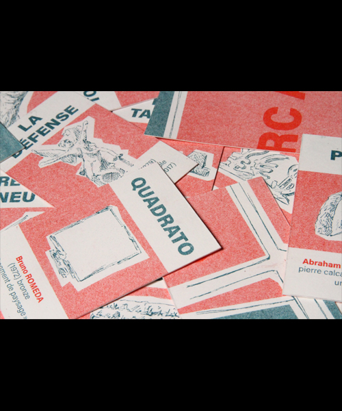 Photo du tas des cartes