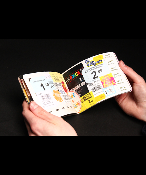 Photo d'une double page du carnet