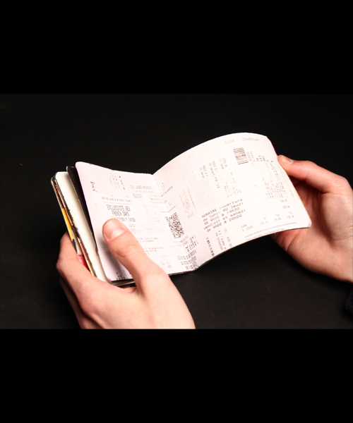 Photo d'une double page du carnet