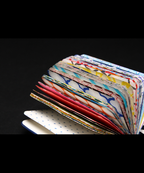 Photo d'une double page du carnet